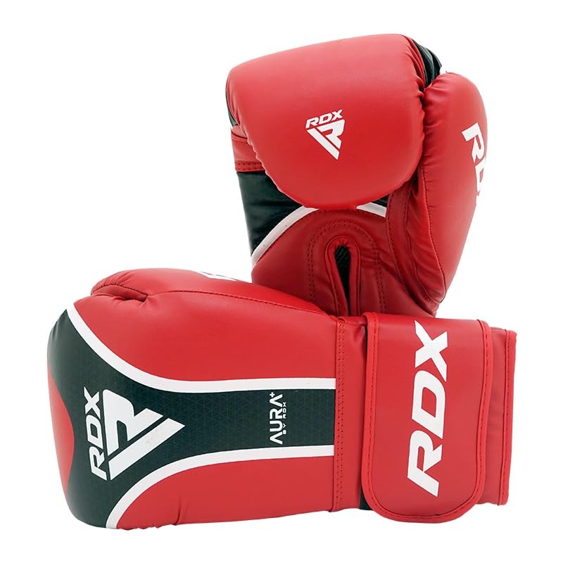 RDX Aura Plus T-17 Boxing Gloves – Maya Hide Leather,