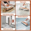 Mini Foldable Desktop Mop, Small Mop with 2 Handles and