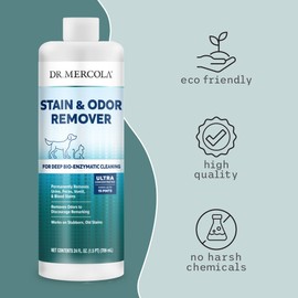 Dr. Mercola, Pet Stain and Odor Remover, 24 FL. oz (1.5 PT) (709 mL), Safe for Pets and Children