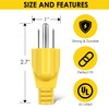 Dreyoo Neutral Ground Bonding Plug for Portable Inverter Generator, Grounding