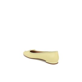 Franco Sarto Abigail Bow - Zapatos Planos de Ballet para Mujer, Piel Citron Yellow, 6.5 US
