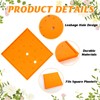 Conderyang 2Pcs 11" Square Planter Insert, Durable Plastic Plant Pot