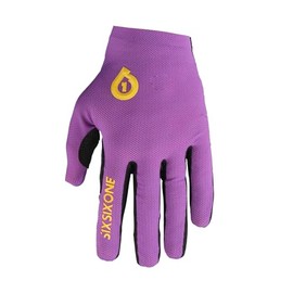 SixSixOne 661 Raji Unisex Lightweight Full Finger Cycling Gloves - Purple, Small