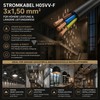 10 m cable, black, 3 x 1.5 mm², flexible, H05VV-F