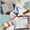 6Pcs Automatic Bookmark, Silicone Book Marks for Reading Women, Men,