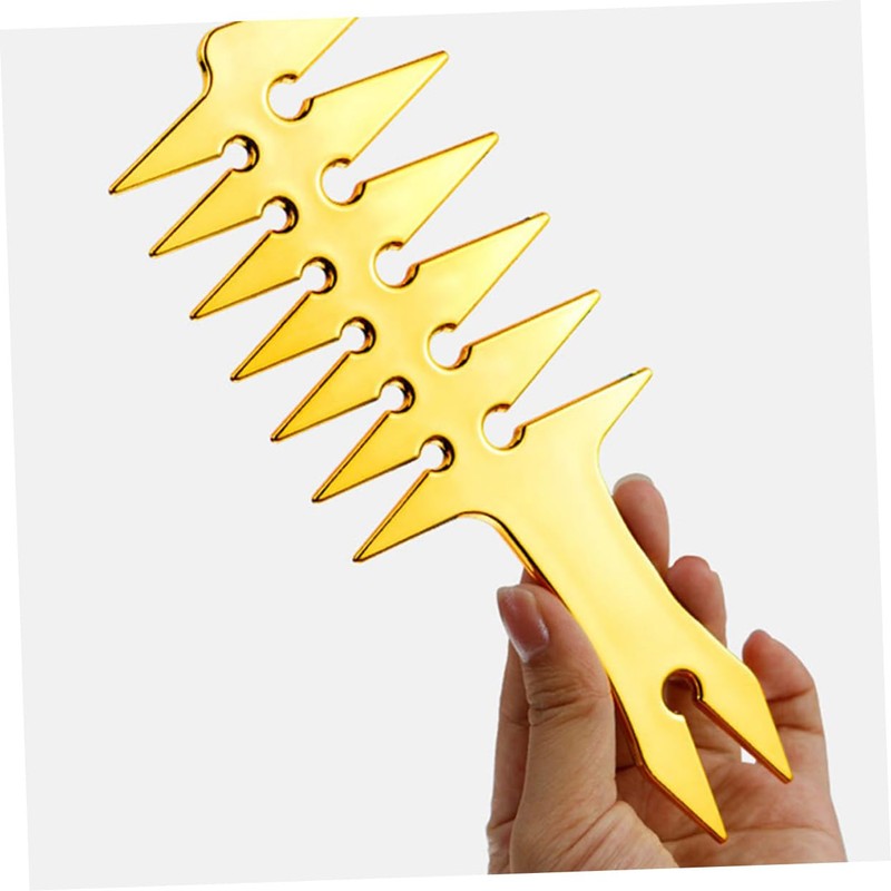 Vaguelly 2pcs Retro Hair Styling Combs Portable Multi Function Hairdressing