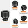 sourcing map 2pcs 4 Point Square Socket 1/2" Drive 24mm