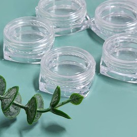Cellretem Partners Cosmetic Container Transparent Sample Container 3g Cream Container