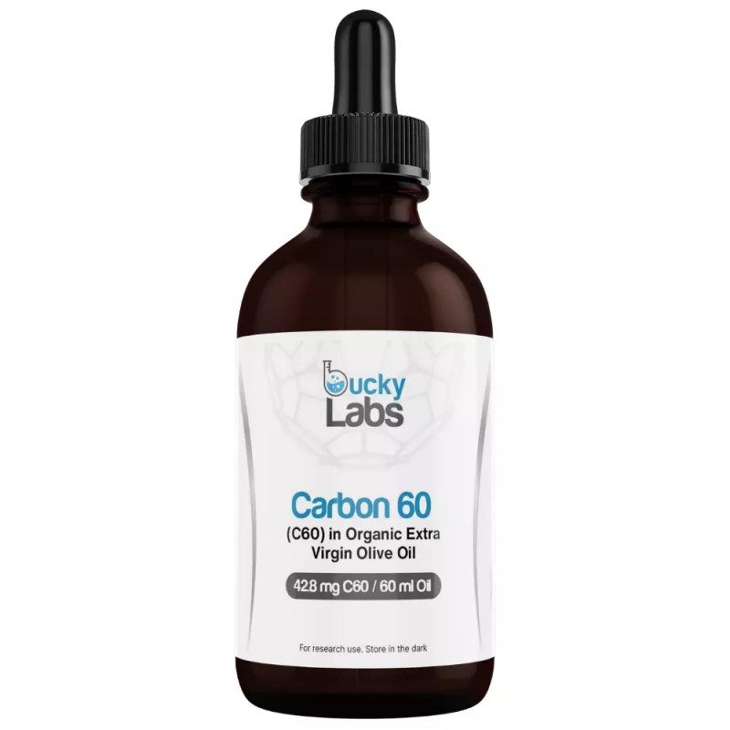 BuckyLabs C60 Olive Oil 99.95% Buckminsterfullerene 60ml -Possible Anti-aging!