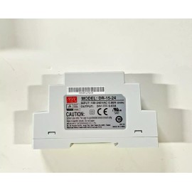 MEAN WELL New MeanWell DR-15-24 DIN Rail Mount Power Supply