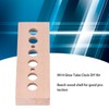 DIY Glow Tube Clock Kit 4 Lamps Beech Wood Enclosure