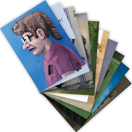 Inkognito Set of 10 No. 1 - Humorous Cats | Postcards A6 | Pack of 10 Kittens with Joke and Charm Beautifully Illustrated