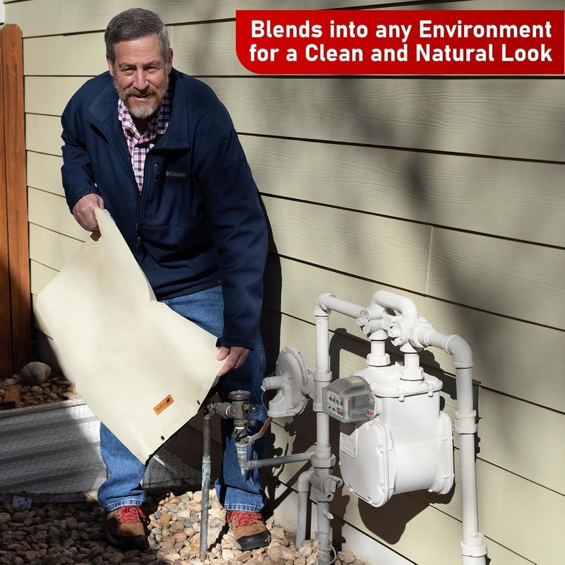 Redford Supply Co. Cold Snap (5°F) Backflow Preventer Insulation Cover,