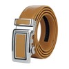 NYFASHION101 Men's Genuine Leather Ratchet Dress Trim to Fit Belt