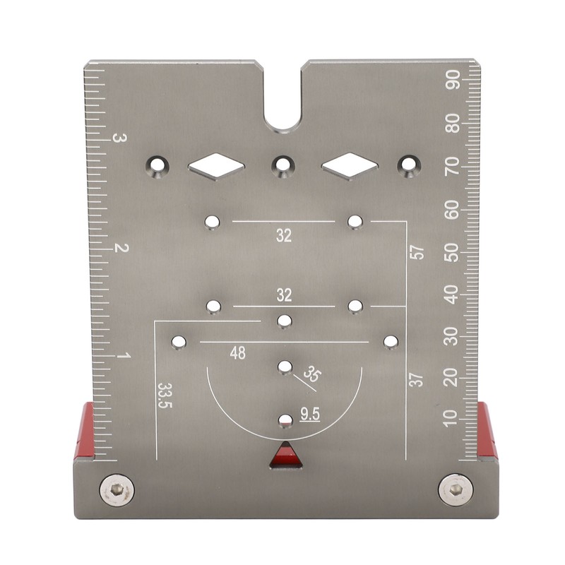 Hinge Hole Drilling Locator Aluminum Alloy Cabinet Door Hinge Mounting