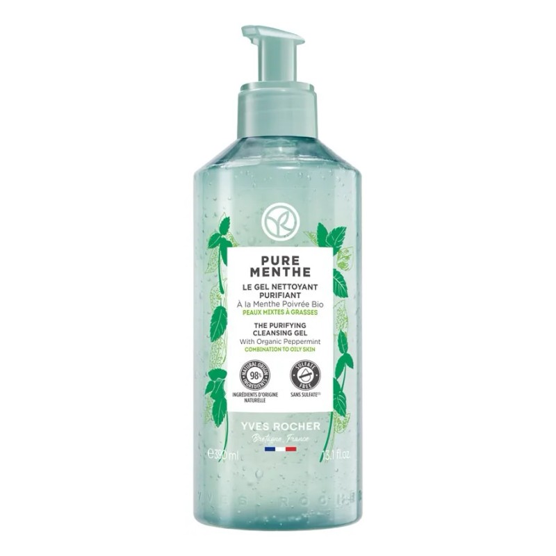 Yves Rocher Limpiador Facial Piel Mixta Pure Algue 390 ml