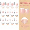 Fake Toe Nails Set - 120PCS French Press on Nails