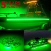 SHENKENUO Green 5M LED Boat Lights Kit Waterproof Pod Bright