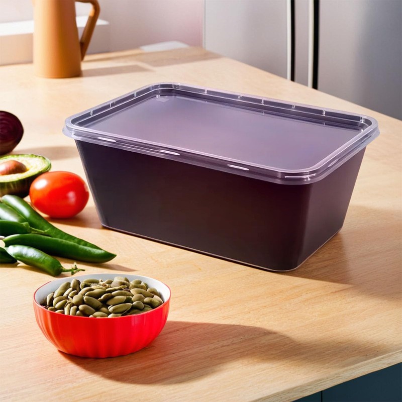 Bluesky Versatile Rectangle Containers-(Pack of 10) -Perfect for Meal Prep