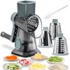 Cheese Grater Rotary vegeteble Slicer Chopper,Versatile Cheese Shredder,Blades for Shredding,