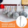 PATIKIL 2.3" J Hooks, 12 Pack Hook Wire Rack Hooks