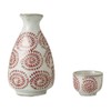 Ale-net Sake Set Tokkuri Ochoko Set Lion Arabesque Ichkuri &