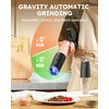 Sangcon Gravity Electric Salt and Pepper Grinder Set Shakers -