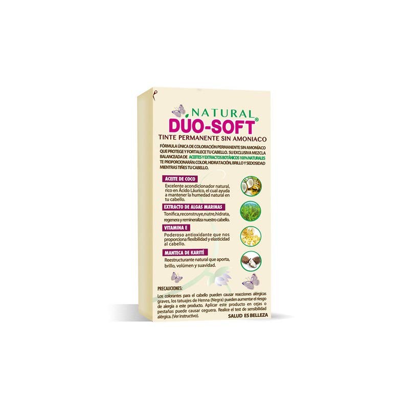 Tinte Capilar Sin Amoniaco Natural Duo-Soft (4.2 Borgoña)