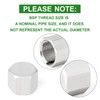 TAISHER 5PCS 304 Stainless Steel Cap Pipe Plug Socket Fitting