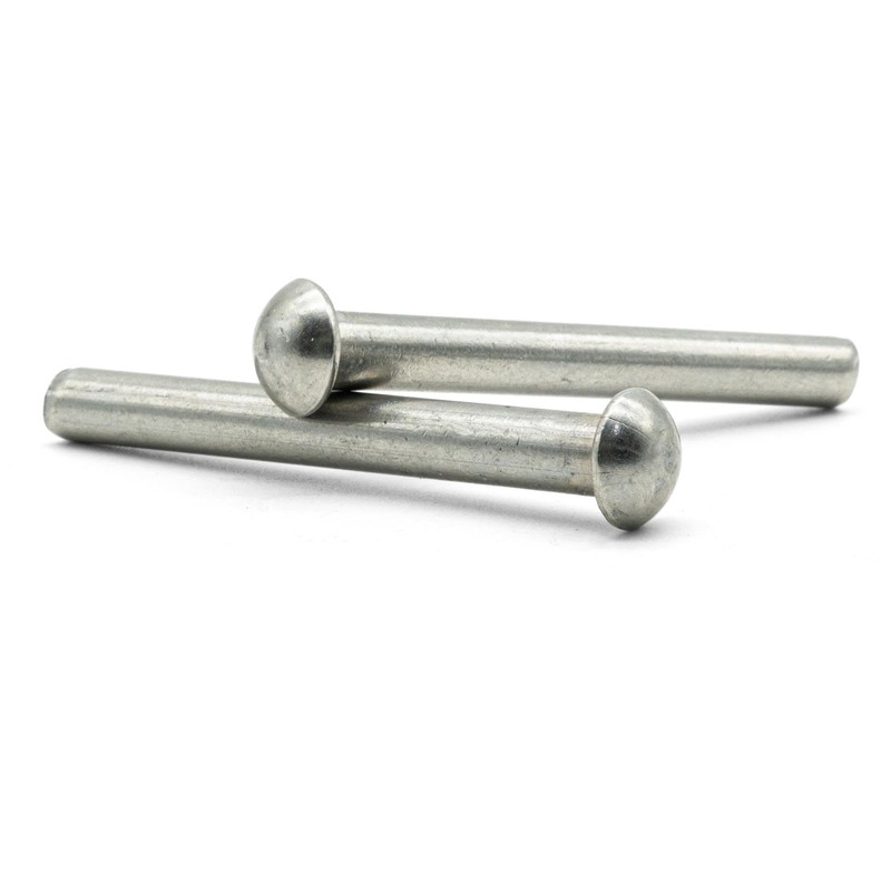 Hippo Hardware M5 (5mm X 40mm) Solid Rivets Round Dome