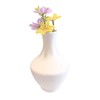 Daittin 3-Piece Mini Ceramic Bud Vases Set - Small White