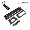 VBESTLIFE Vertical GPU Mount, Vertical Graphics Card Holder with ARGB