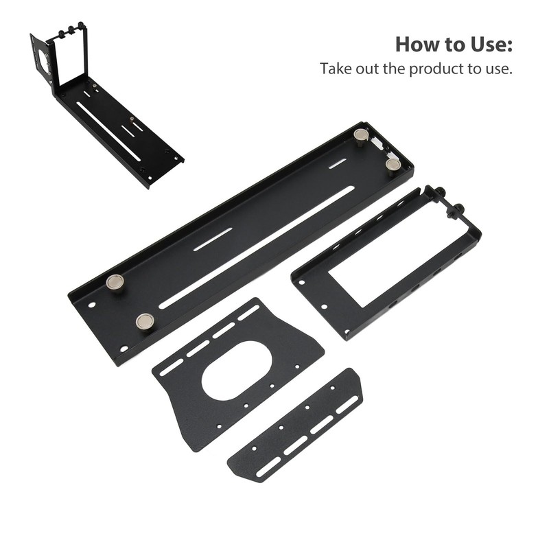VBESTLIFE Vertical GPU Mount, Vertical Graphics Card Holder with ARGB