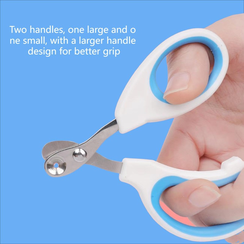 Vesslam Cat Nail Clippers with Circular Cut Hole -Avoid Over
