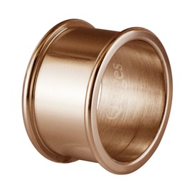 Quiges Stainless Steel Stacking Ring Base Ring for Filling Rings 10 mm Height (Various Ring Sizes and Colours), Stainless Steel