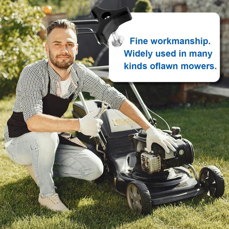 LICQIC 4 Sets Universal Lawnmowers Handle Wing Nut And Bolt,