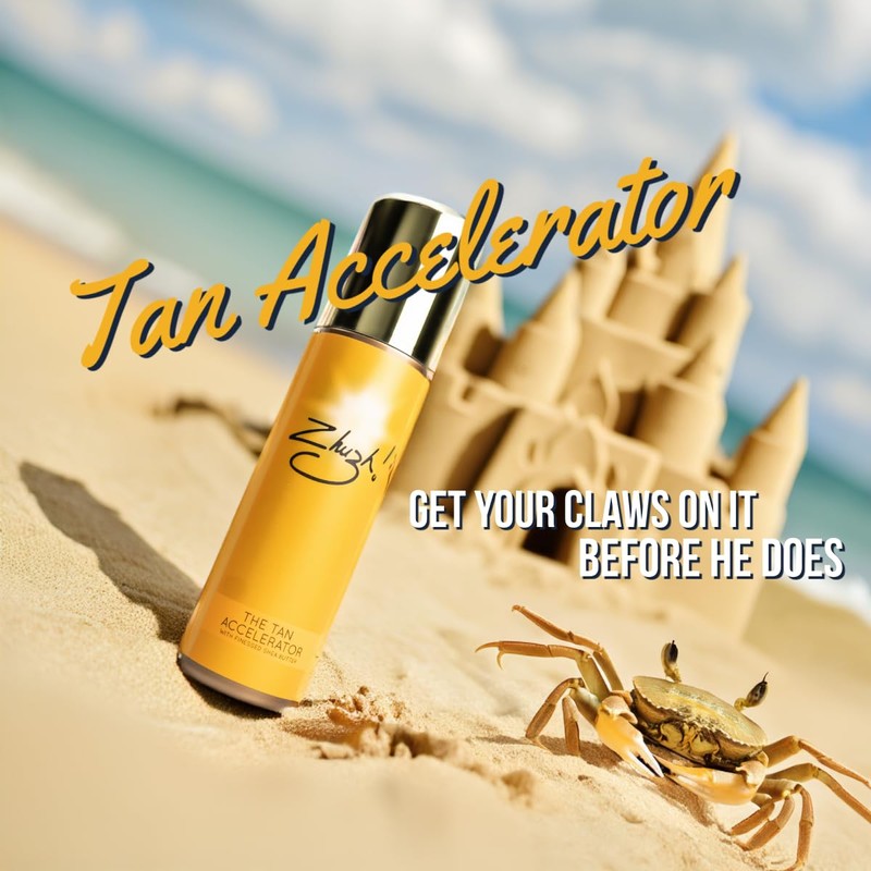 Zhuzh! Tanning Accelerator 200 ml - Fast, Natural Tan -