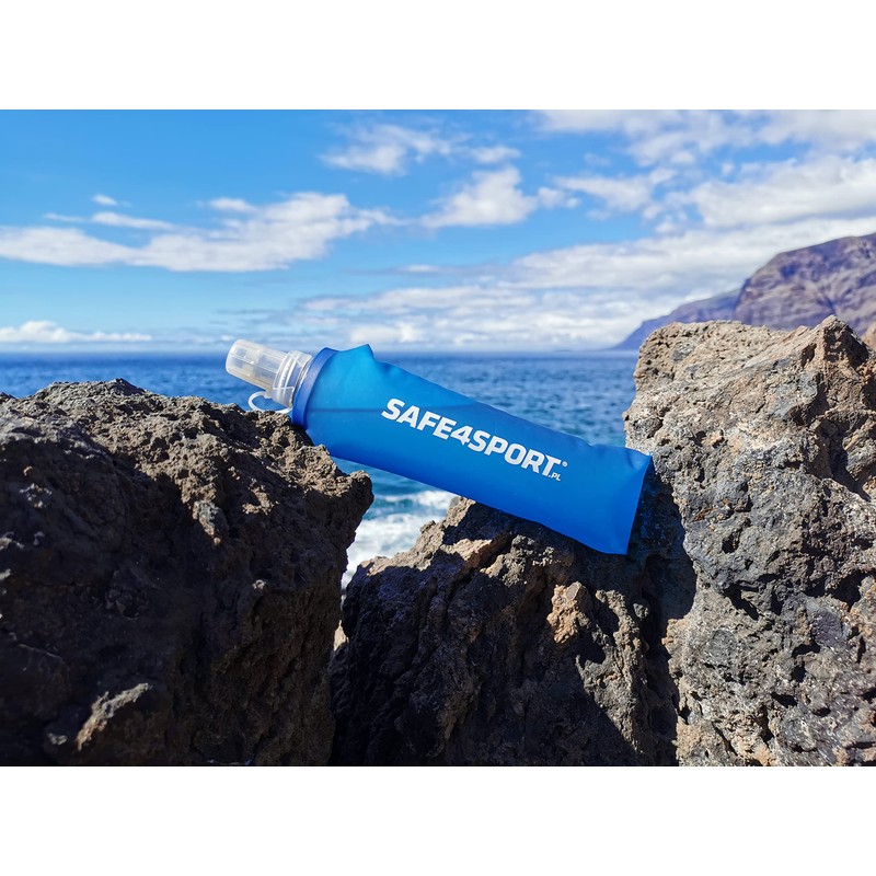 Safe4sport Bleu, Soft Flask 500 ml Unisex Adult, 500 ml