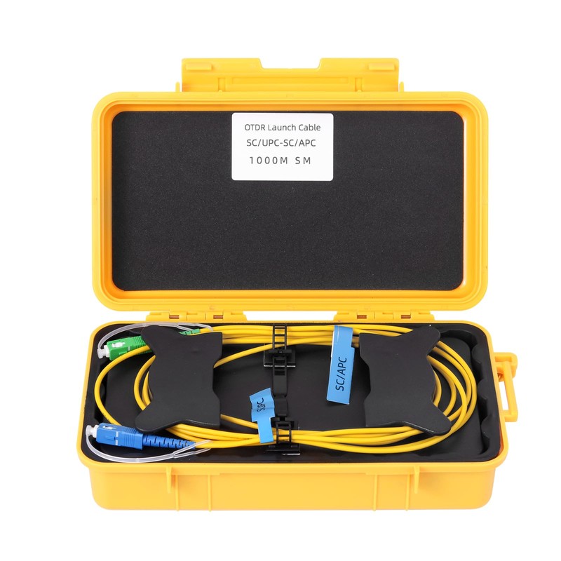 OTDR Launch Cable Box SC/UPC to SCAPC Single Mode 1000
