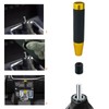 Lunsom 180mm Long Metal Shift Lever Gear Shift Knob PU