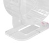 Silent Hamster Wheel with Stand Prevent Slip Clear Acrylic Hamster
