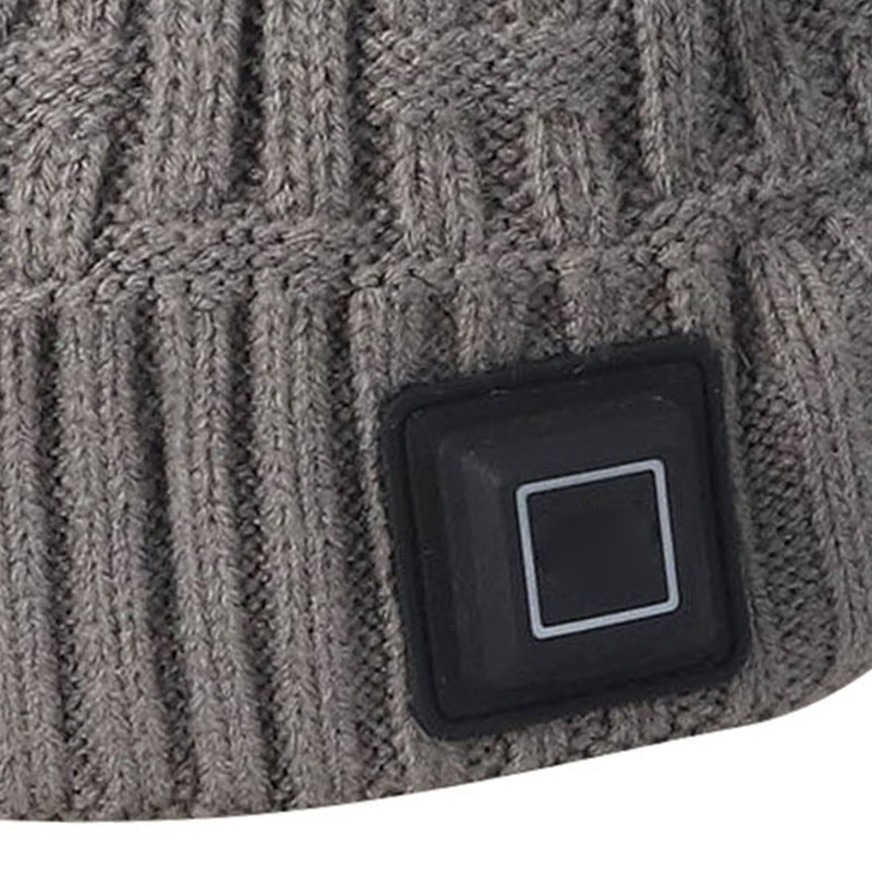 Bluetooth Hat Winter Warm Knit USB Smart Music Wireless Hat