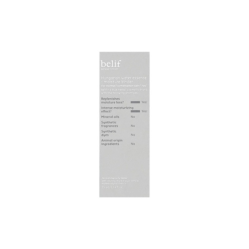 Belief Hungarian Water Essence Moisture Binder 75ml x 2 Moisture-charging