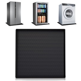 Fridge Mat 60 x 60 cm, Drip Tray with Raised Fridge, Multifunctional Fridge Floor Protection for Fridge, Washing Machine, Wine Cabinet