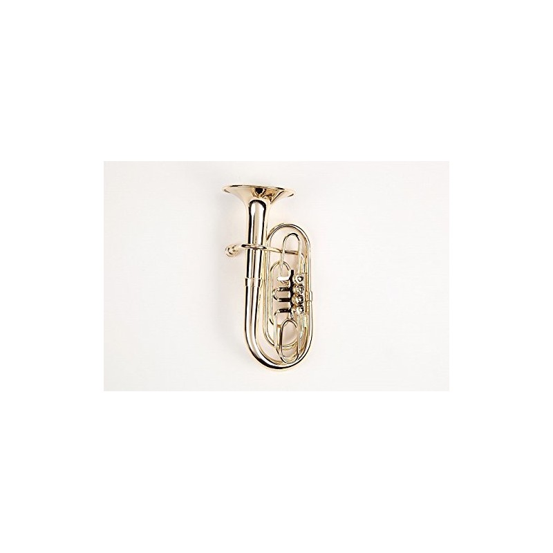 Sunrise Sound House Miniature Musical Instrument Tuba, 1/12 Gold