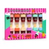 12 Piezas Labial Lip Gloss Tinta Coranea Rojo Brilloso