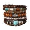 coadipress Bohemian Mix Bead Multi Layer Versatile Statement Bracelets Boho