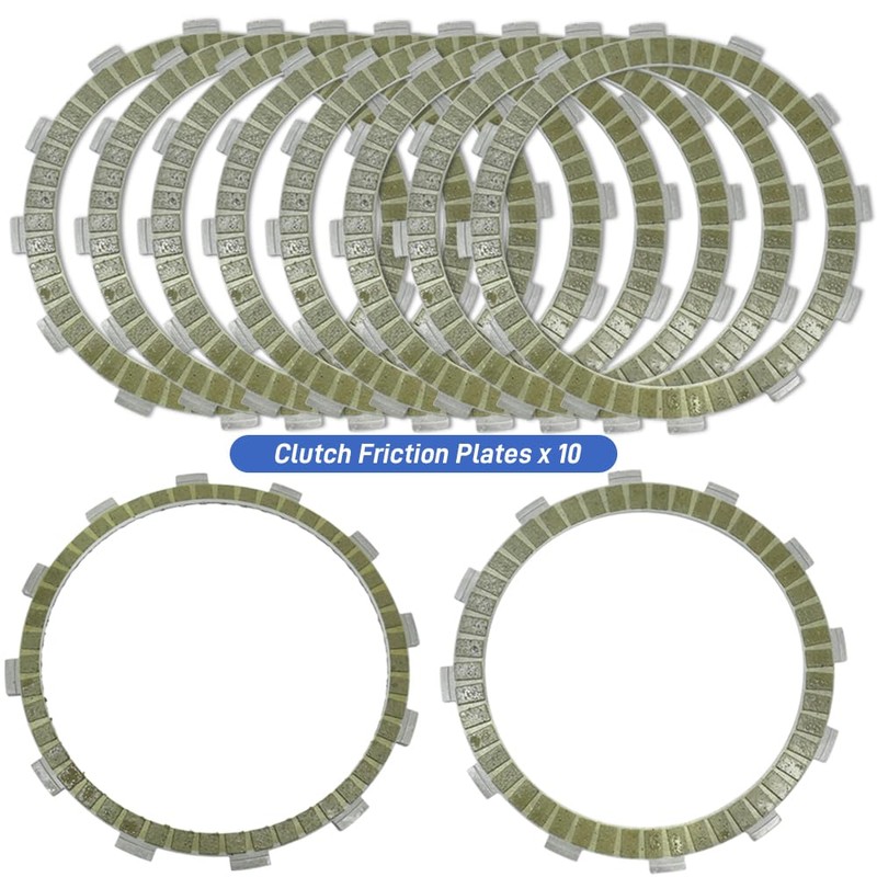 Clutch Kit & Friction Steel Plates Gasket Compatible with Suzuki
