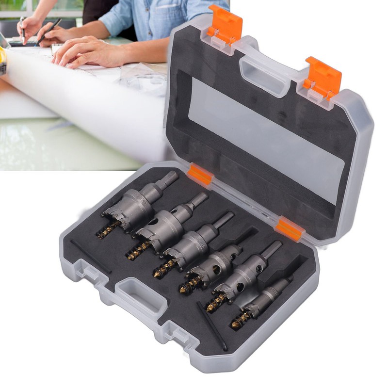 6PCS Set Carbide Hole Saw Kit 16 to 32mm TCT