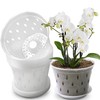 Lanccona Orchid Pot, 7 Inch 8 Pack Orchid Pots with
